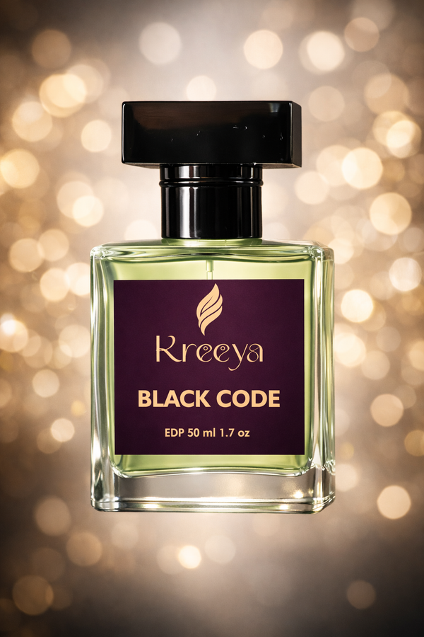 Kreeya Black Code – Luxury Eau De Parfum for Men