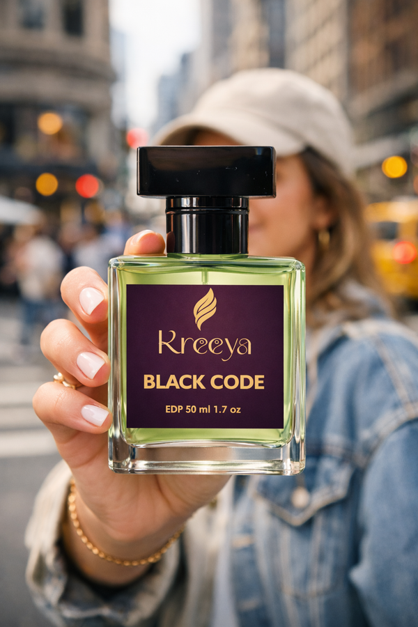 Kreeya Black Code – Luxury Eau De Parfum for Men