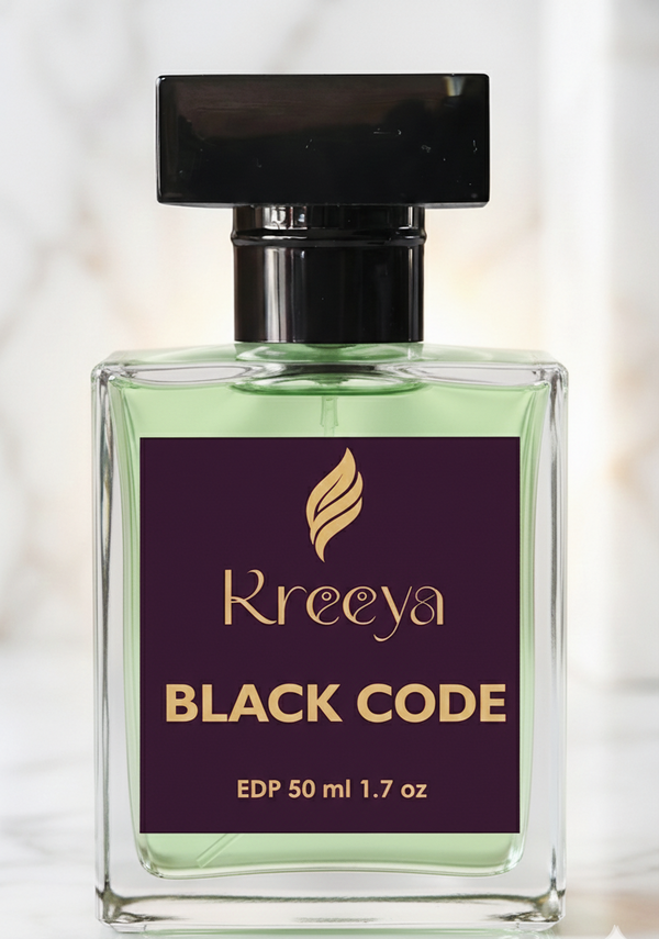 Kreeya Black Code – Luxury Eau De Parfum for Men