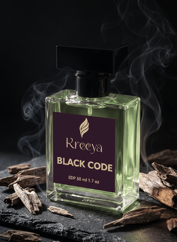 Kreeya Black Code – Luxury Eau De Parfum for Men