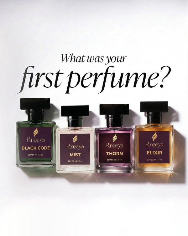 Kreeya Perfumes Combo - THORN, BLACK CODE, ELIXIR, MIST 50 ML