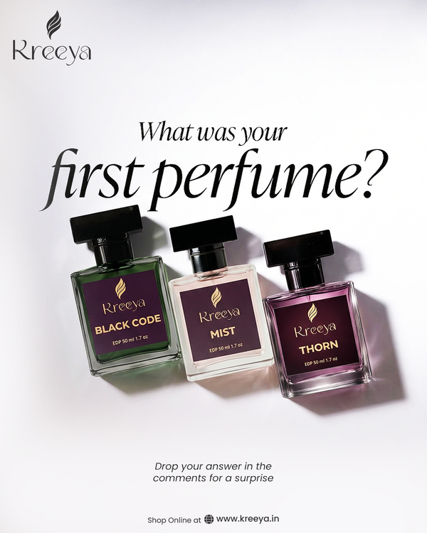 Kreeya Perfumes Combo - THORN, BLACK CODE, ELIXIR, MIST 50 ML